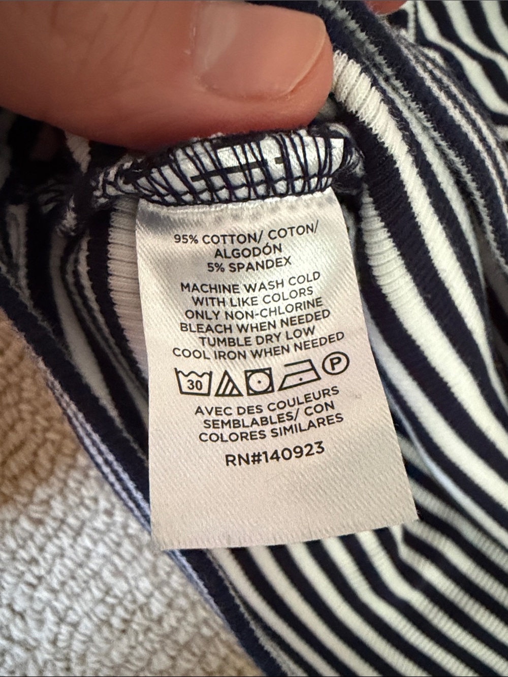 LOFT Striped Ribbed Tank - Picture 3 of 4